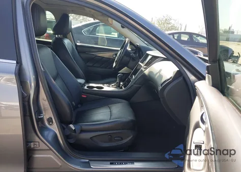 2017 Infiniti Q50 2.0T Premium from USA, damaged, VIN JN1CV7AP9HM640525